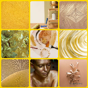 A Gold photo montage